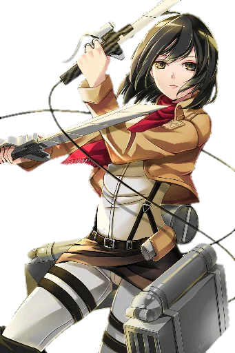 ⚔ Стикер «attack on titan 1.saku» для Telegram