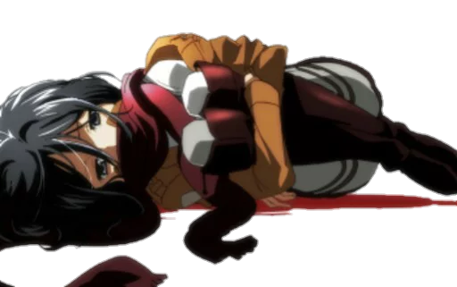 😞 Стикер «attack on titan 1.saku» для Telegram