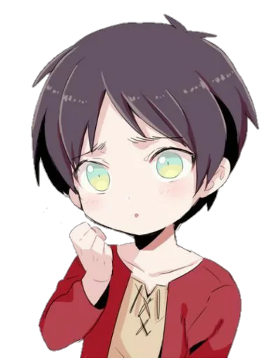 Стикерпак attack on titan chibi .saku для Telegram
