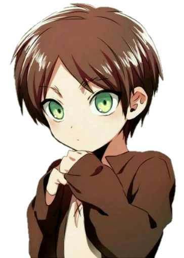 😶 Стикер «attack on titan chibi .saku» для Telegram