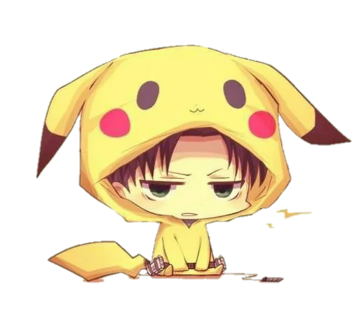 😑 Стикер «attack on titan chibi .saku» для Telegram