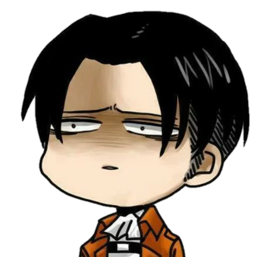 😑 Стикер «attack on titan chibi .saku» для Telegram