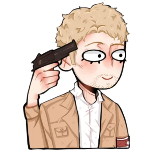 🔫 Стикер «Атака титанов» для Telegram