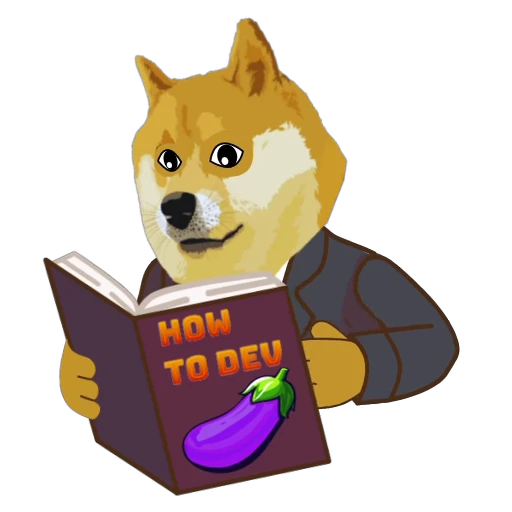 📔 Стикер «AubergineDC» для Telegram