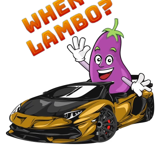 🚘 Стикер «AubergineDC» для Telegram