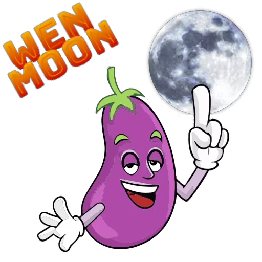 🌝 Стикер «AubergineDC» для Telegram