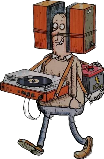 Стикерпак Audiophile для Telegram