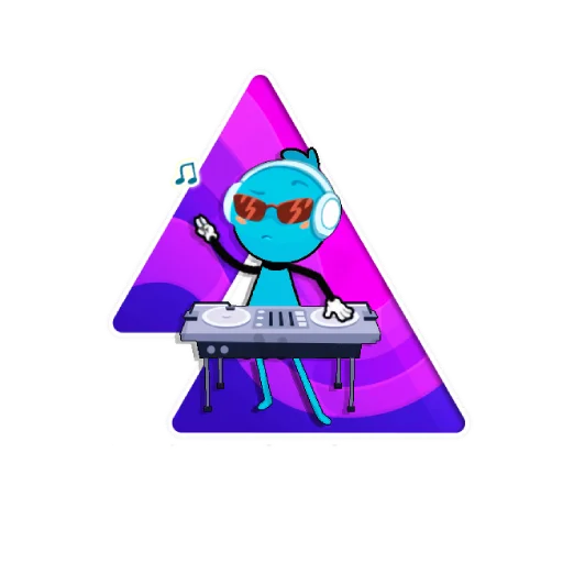 😎 Стикер «DJ Doodles» для Telegram