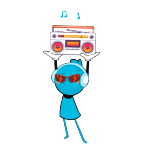 🎶 Стикер «DJ Doodles» для Telegram