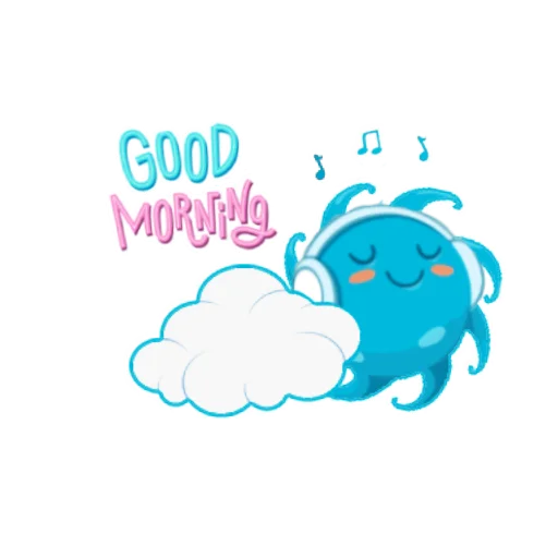 🌤 Стикер «DJ Doodles» для Telegram