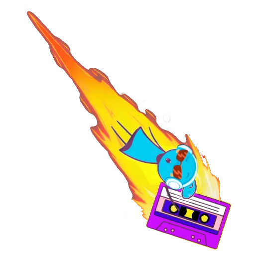 ☄️ Стикер «DJ Doodles» для Telegram