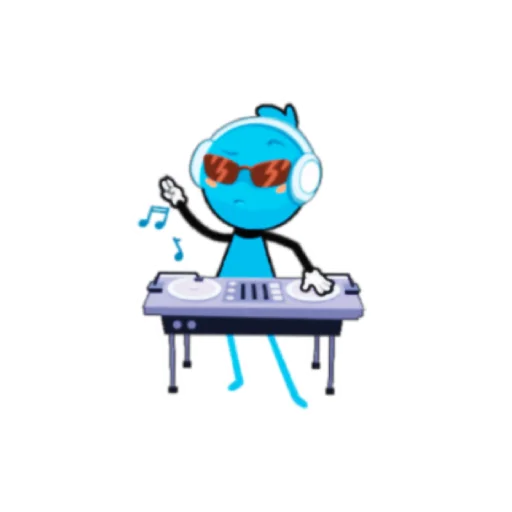 🎛 Стикер «DJ Doodles» для Telegram