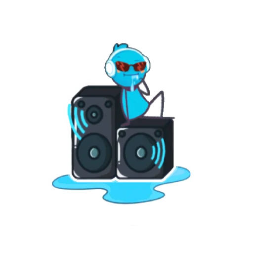 🤤 Стикер «DJ Doodles» для Telegram