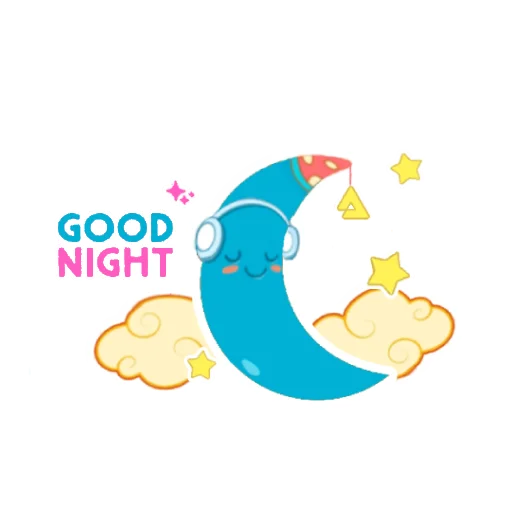 🌙 Стикер «DJ Doodles» для Telegram
