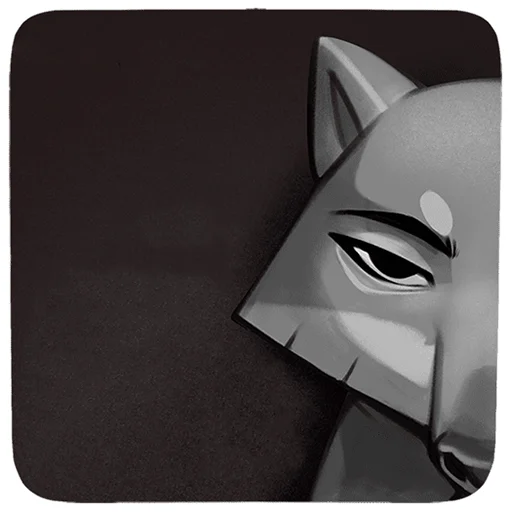 🐺 Стикер «Волк Ауф без надписей» для Telegram