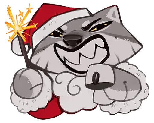 🐺 Стикер «Волк Ауф без надписей» для Telegram