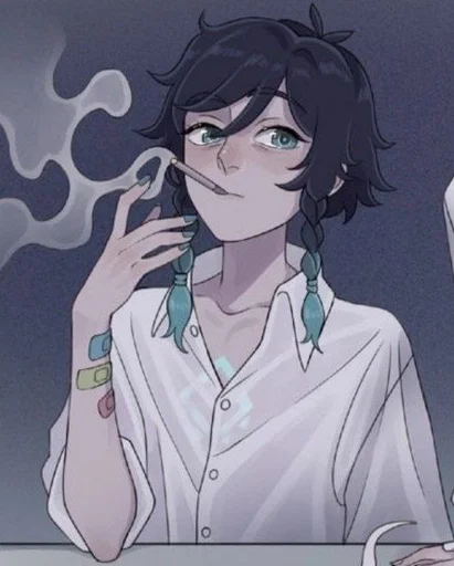 🚬 Стикер «Augur Bound Moup» для Telegram