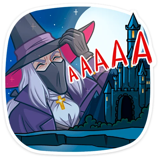 😱 Стикер «Август Кройц» для Telegram