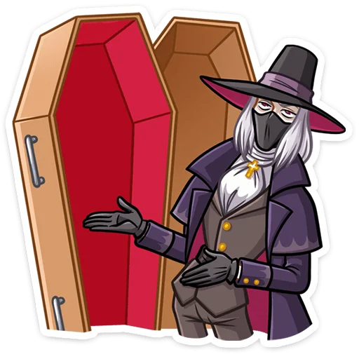 ⚰️ Стикер «Август Кройц» для Telegram