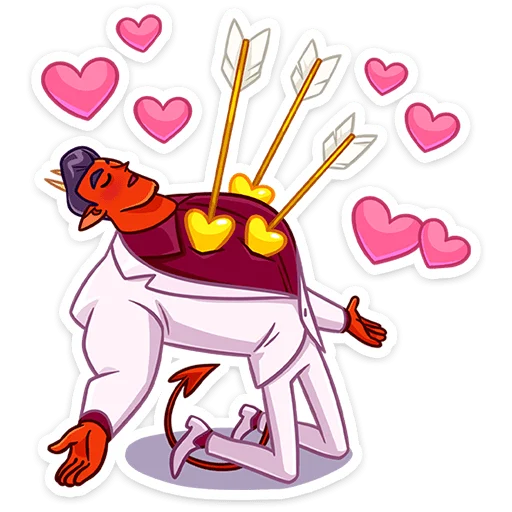 💘 Стикер «Август» для Telegram