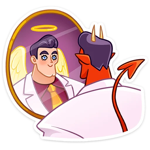 😇 Стикер «Август» для Telegram