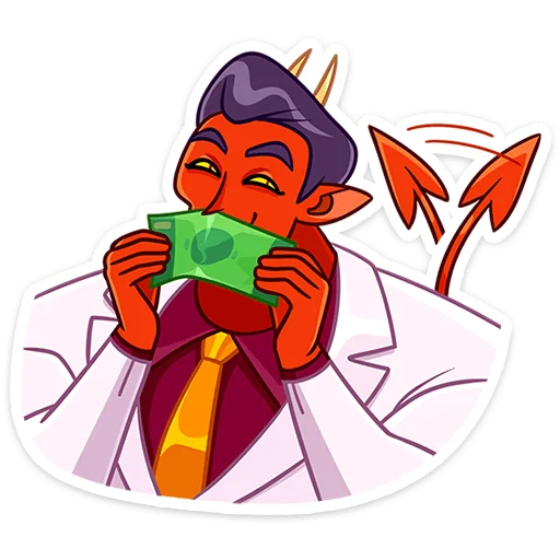 💰 Стикер «Август» для Telegram