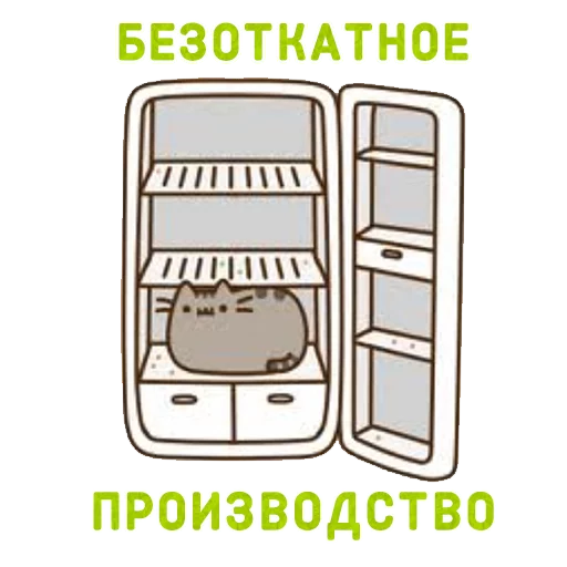 🍽 Стикер «Aura Pusheen» для Telegram