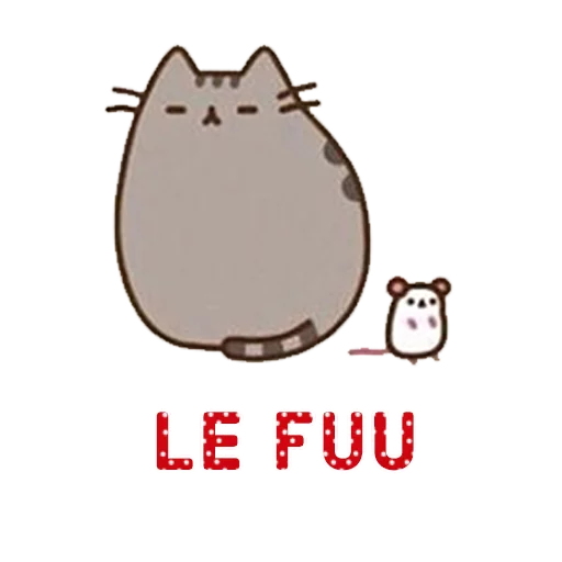 😐 Стикер «Aura Pusheen» для Telegram