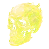 💀 Эмодзи «Золотистый шрифт» для Telegram