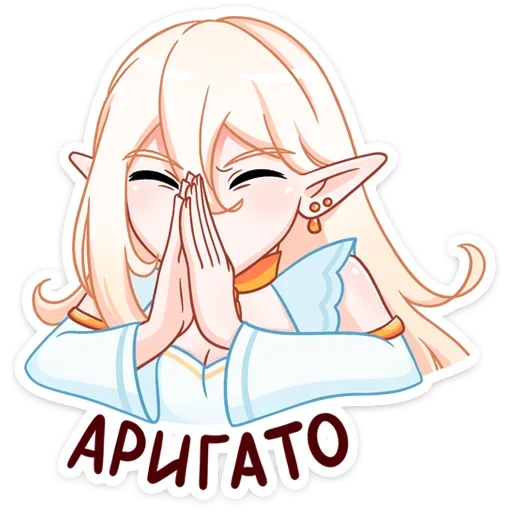 ❤️ Стикер «Айрис 2 стиля» для Telegram