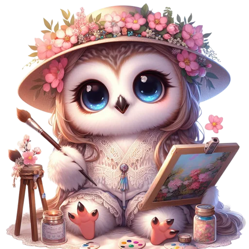 🦉 Стикер «Aurora Rufus Trogon» для Telegram