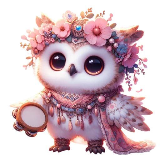 🦉 Стикер «Aurora Rufus Trogon» для Telegram