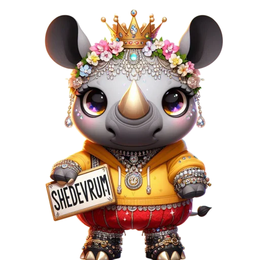 🦏 Стикер «Aurora Rufus Trogon» для Telegram