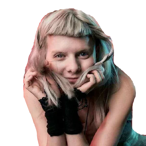 😊 Стикер «Aurora Aksnes» для Telegram