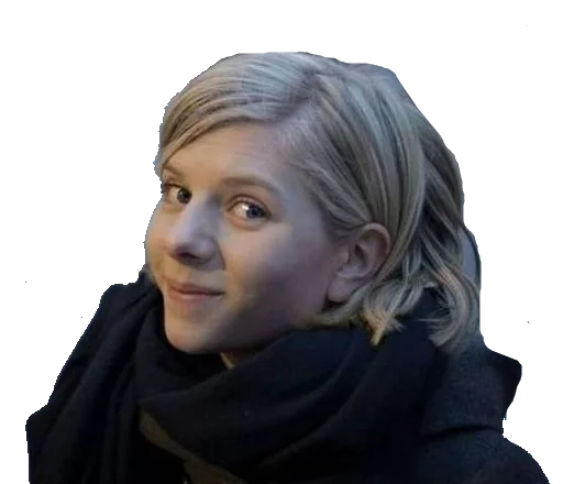 😊 Стикер «Aurora Aksnes» для Telegram
