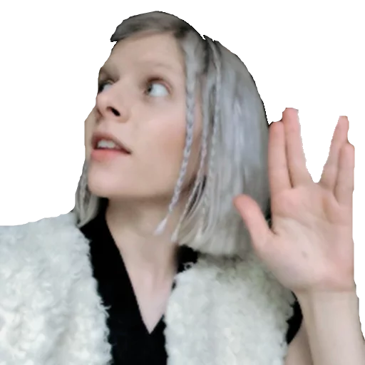 🖖 Стикер «Aurora Aksnes» для Telegram