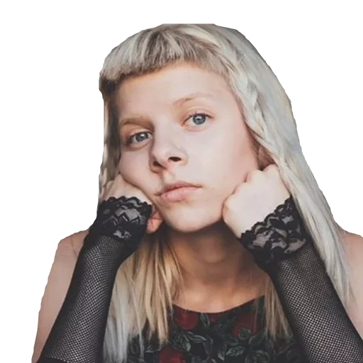 🙁 Стикер «Aurora Aksnes» для Telegram