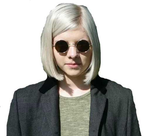 😎 Стикер «Aurora Aksnes» для Telegram