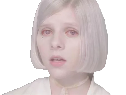 😢 Стикер «Aurora Aksnes» для Telegram
