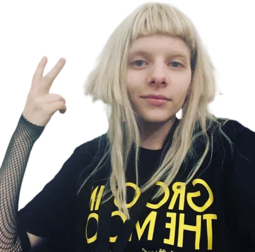 ✌️ Стикер «Aurora Aksnes» для Telegram
