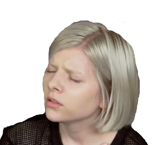😬 Стикер «Aurora Aksnes» для Telegram