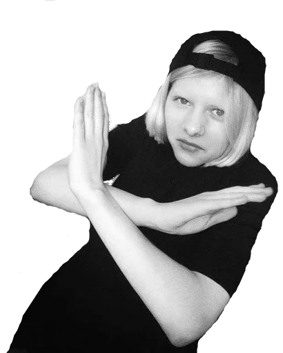 👊 Стикер «Aurora Aksnes» для Telegram