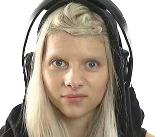 😳 Стикер «Aurora Aksnes» для Telegram
