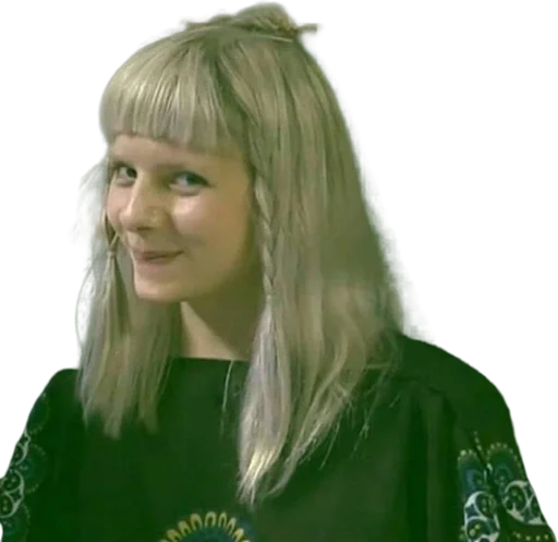😏 Стикер «Aurora Aksnes» для Telegram