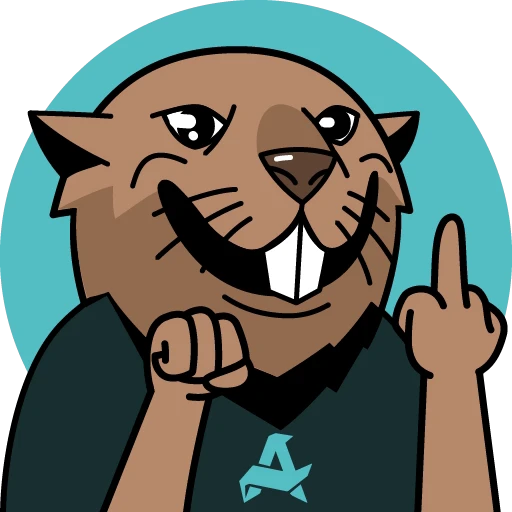 🖕 Стикер «Aurora» для Telegram