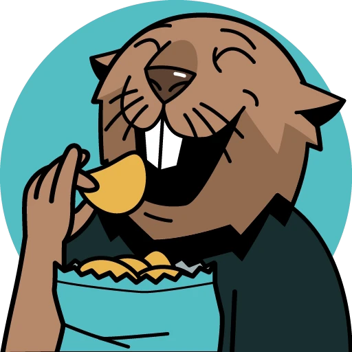 🥔 Стикер «Aurora» для Telegram