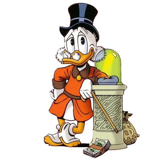 Стикерпак Uncle Scrooge для Telegram