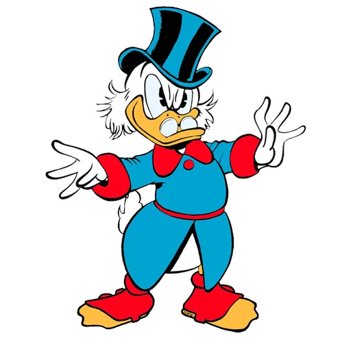 👻 Стикер «Uncle Scrooge» для Telegram