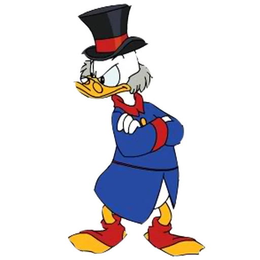 👈 Стикер «Uncle Scrooge» для Telegram