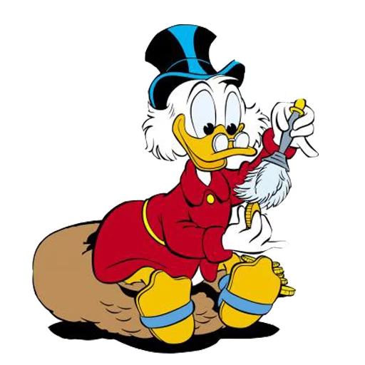 💅 Стикер «Uncle Scrooge» для Telegram